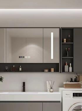 间分镜柜加长智能卫生单独镜柜上部PKT带灯除雾挂式墙洗手间储物