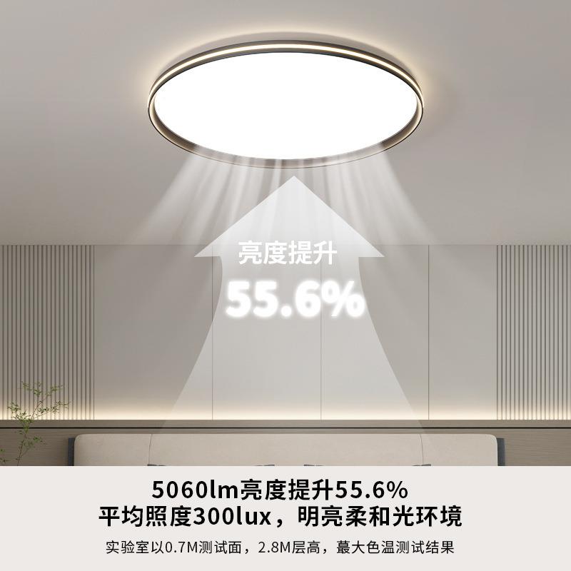 智能全光约谱铝材侧发光现简代大气护客厅主灯吸顶735灯卧室眼灯