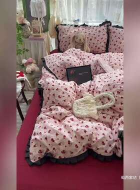 纯A类床棉品全四件套2025新款棉被套426被罩Z床笠床单宿舍学生三