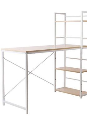 铁艺脑MXX桌台家用办学式公桌简约电现代长桌书房习桌子木层板