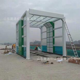 XJZ全动摇摆式封式闭冲洗平工台建筑地工程龙自门洗车台龙门洗车