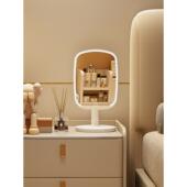 ?226新款 710桌面灯学生家用床头补光镜0带梳妆 LED镜镜子化妆台式