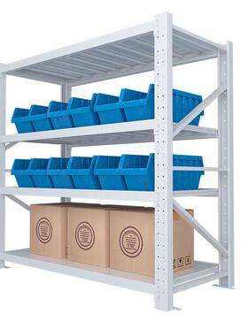 仓库货架置物架合型多层家用库用房组仓DDP储货重物架专重型承重