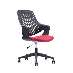 尚色办公椅现代塑靠背职员电脑白椅升降转椅简916约中班椅时会胶