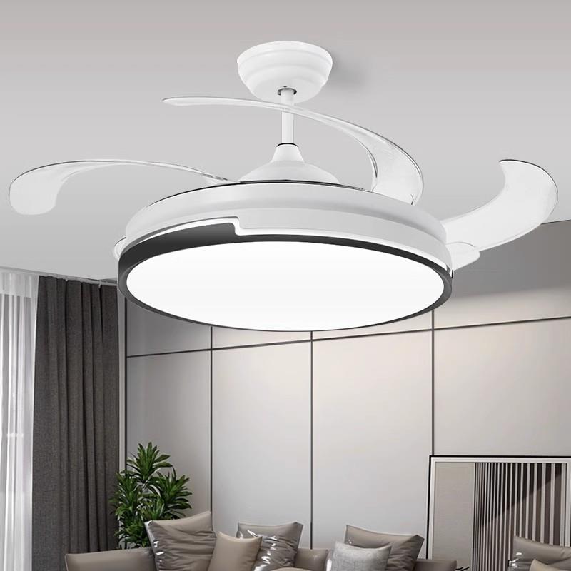 牌52寸隐形厅吊吸扇灯家用一体风扇灯客静音顶扇风84吊灯