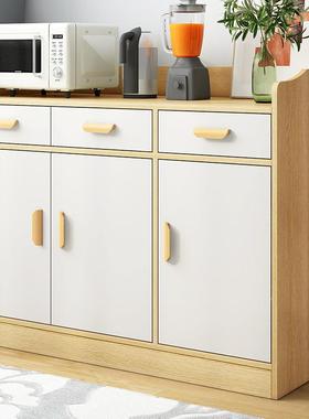 J墙客厅边柜一体餐靠出租房小厨柜子储物柜柜简易多F97HTJ56层收