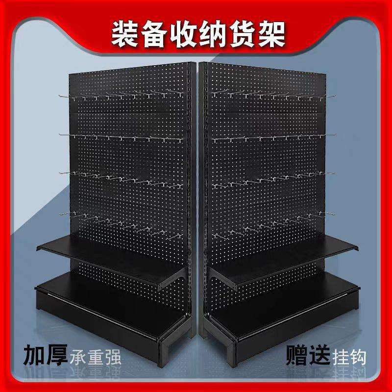 色亚洞洞板货挂钩架黑吧唧痛墙谷子店展路示架小饰944品陈列潮玩
