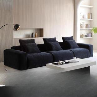 沙发22网红新AL100588款 极简 大5小户型直排沙发轻奢现0代意式