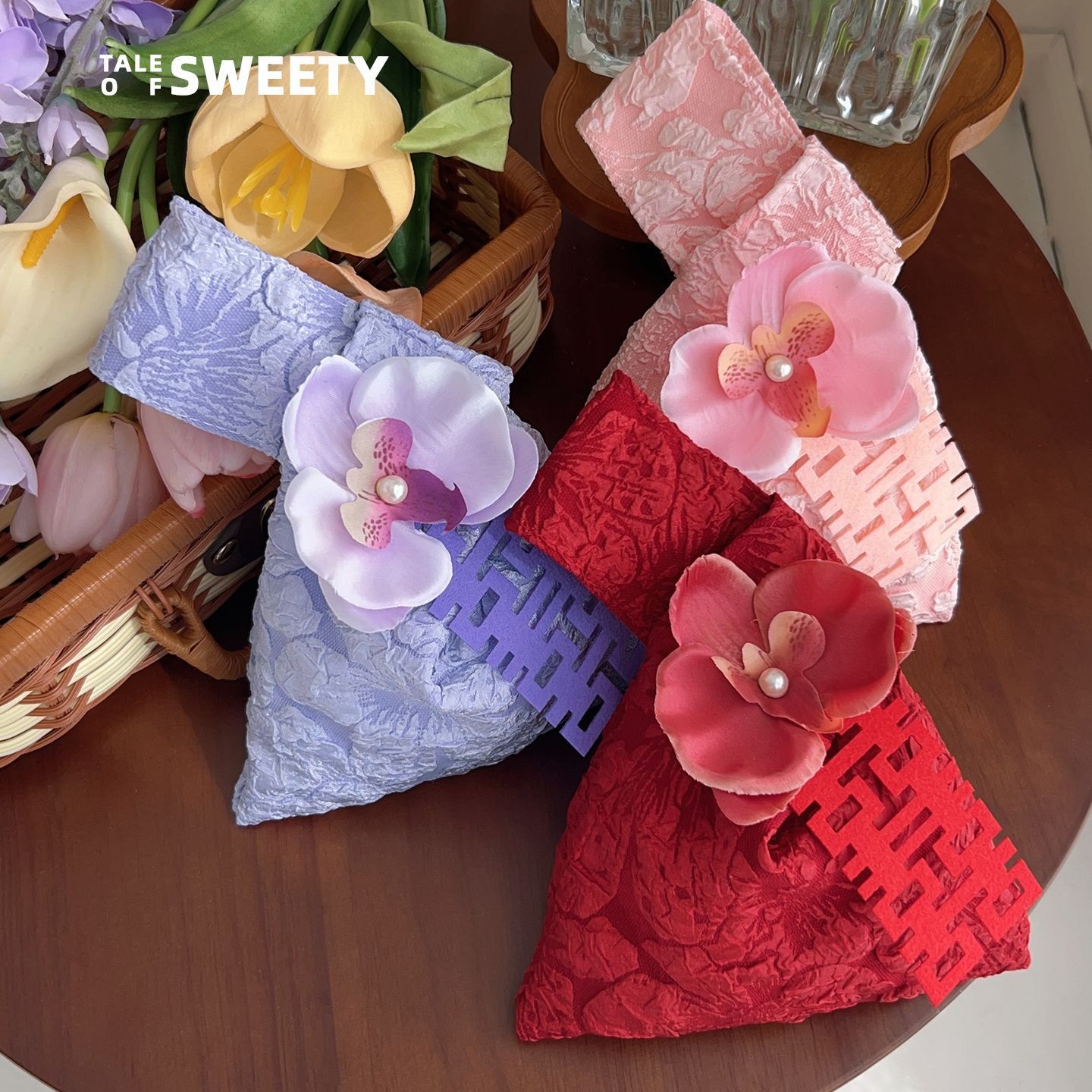 2025新款结婚喜糖袋子婚礼布袋