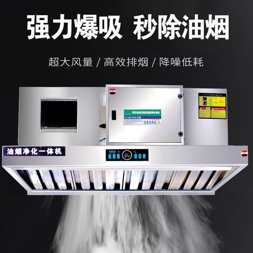 商用油烟净化一体机低空排放厨房餐饮饭店油烟机环保净化器