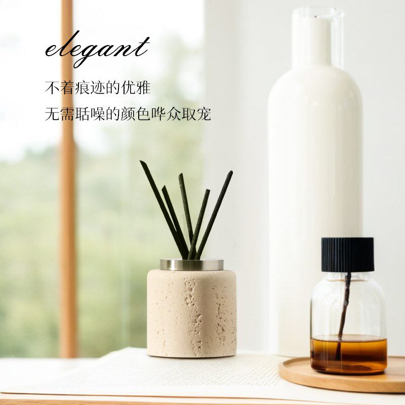 香薰空瓶自装酒店分装瓶家用厕所室内瓶子摆件轻奢无火高级香薰瓶