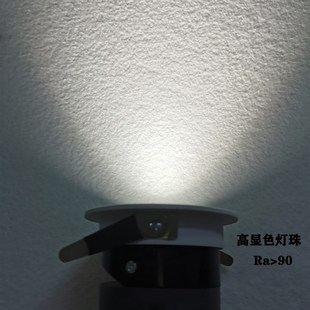 客厅无主灯深防眩射灯开孔55 3W5W7W9W高显亮不刺眼筒灯 75嵌入式