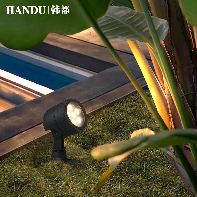 射灯户外照树灯景观灯防水草坪灯地射灯花园地插灯庭院射树投光灯