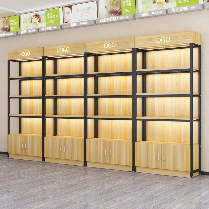 货架展示柜陈列化妆品置物架产品饰品样品母婴店超市架子美容柜子