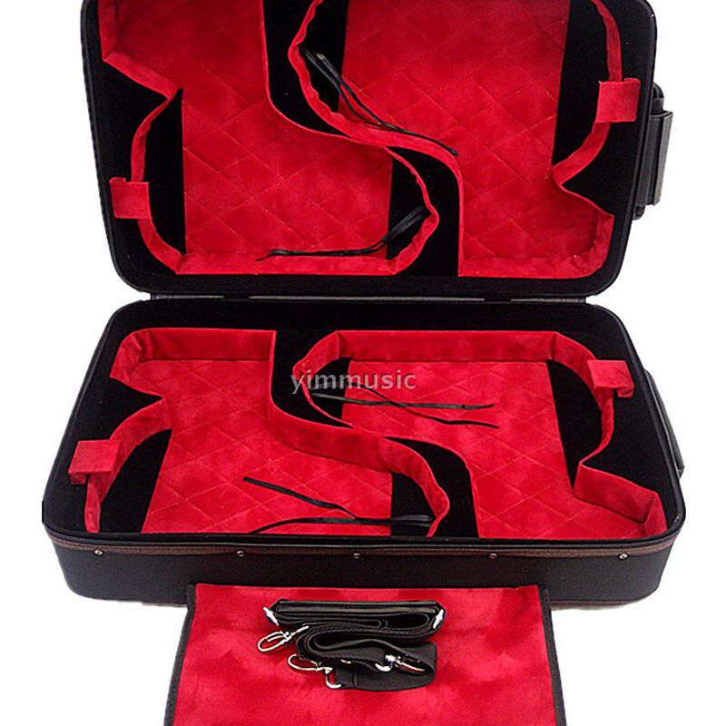 44小提琴木盒四只装四琴盒小提琴盒双琴盒防水防震双肩背托运