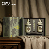 宇宙 猜想至空礼盒月光玫瑰香薰蜡烛礼盒卧室内助眠小众新婚礼物