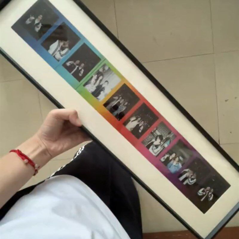 彩虹相纸拍立得纪念相框摆台相架画框挂墙专用情侣儿童宝宝做照片