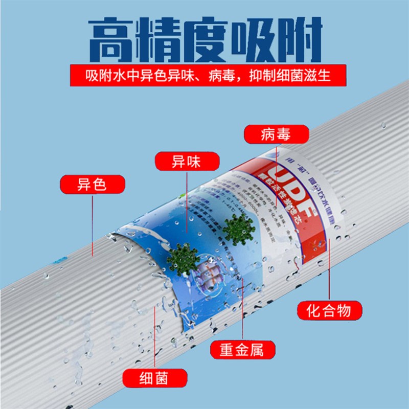 家用纯净水机器15寸优质椰壳颗粒活性炭UDF滤芯前置过滤通用配件