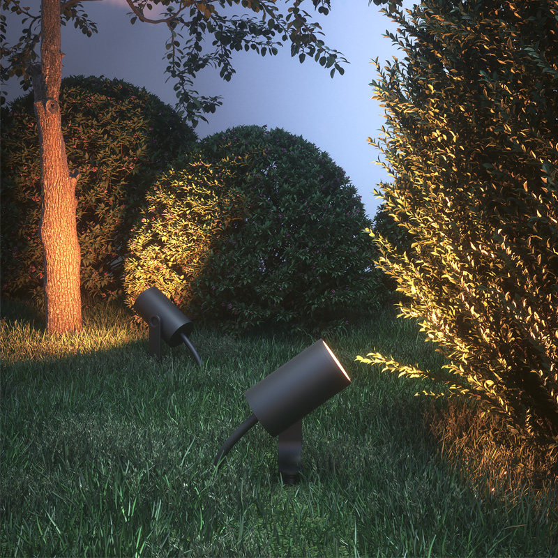 新款防水照树灯景观led射灯户外门头投射灯射树灯庭院地插投光灯