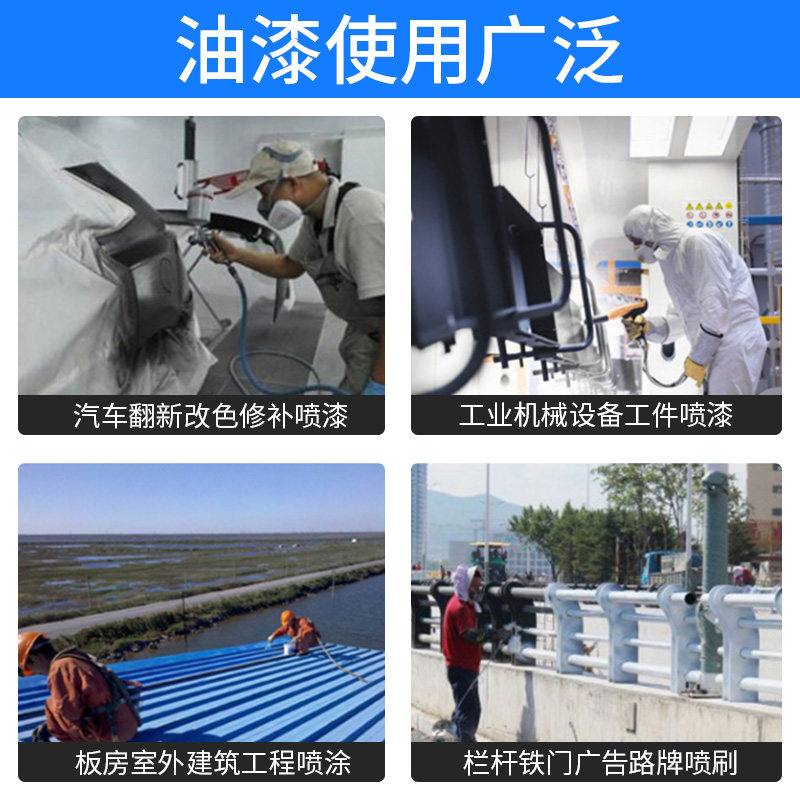 皓美汽车漆2K灰底漆双组份中途底漆固化剂套装修复防锈环氧底漆