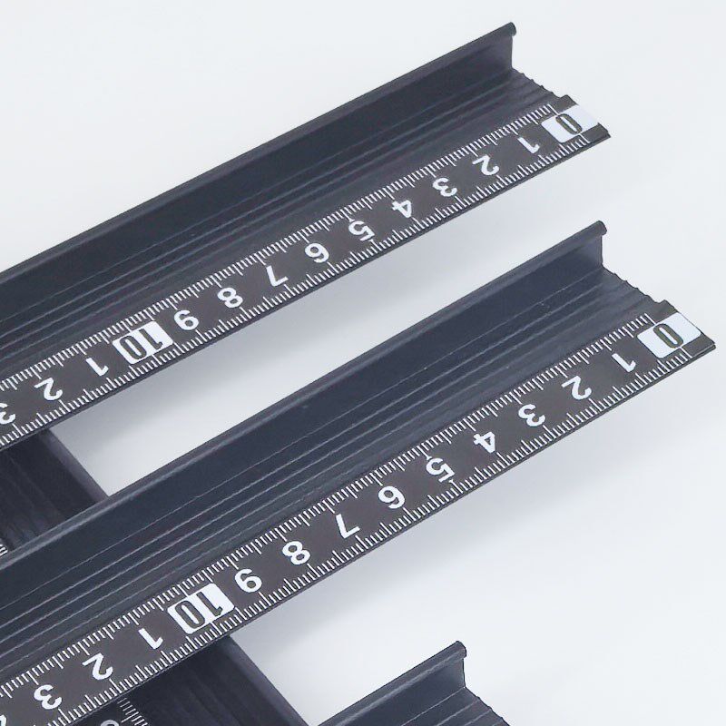 切割防护尺钢尺直尺20cm60学生裁切尺铝合金美工尺加厚直尺广告尺