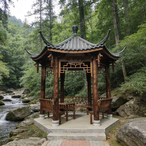 防腐木户外凉亭景观亭庭