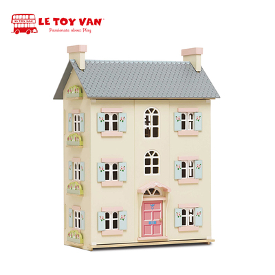 letoyvan儿童木质娃娃屋礼物