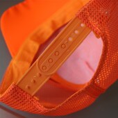 热销环卫帽环卫反光条大帽檐园林施工环卫帽小红帽安全帽防护劳保