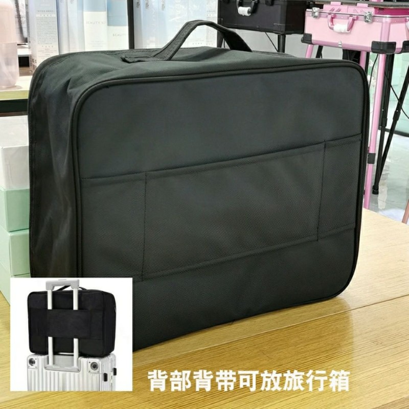 热销化妆师跟妆头饰收纳包大容量新娘秀禾化妆工具收纳袋卷发棒化
