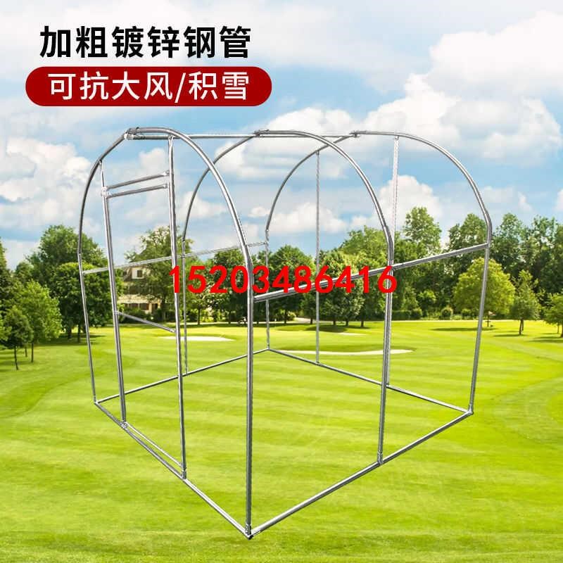 热销蚂蚱养殖大棚骨架蝗虫养殖棚花棚温室钢架钢管暖棚胡蜂园艺架