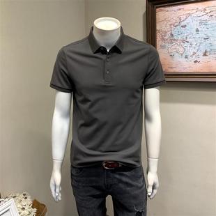 韩版 多色POLO衫 夏季 修身 男上衣 男青年纯色基础打底保罗短袖 T恤衫