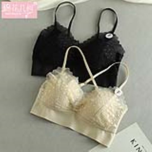 美背内衣女薄款带胸垫文胸一体式交叉吊带背心内搭无痕新爆款抹胸