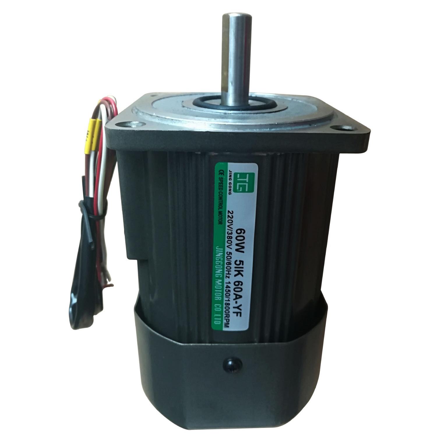 精工JG三相220V光轴电机60WA轴5I60A-YF输出1400转异步电机