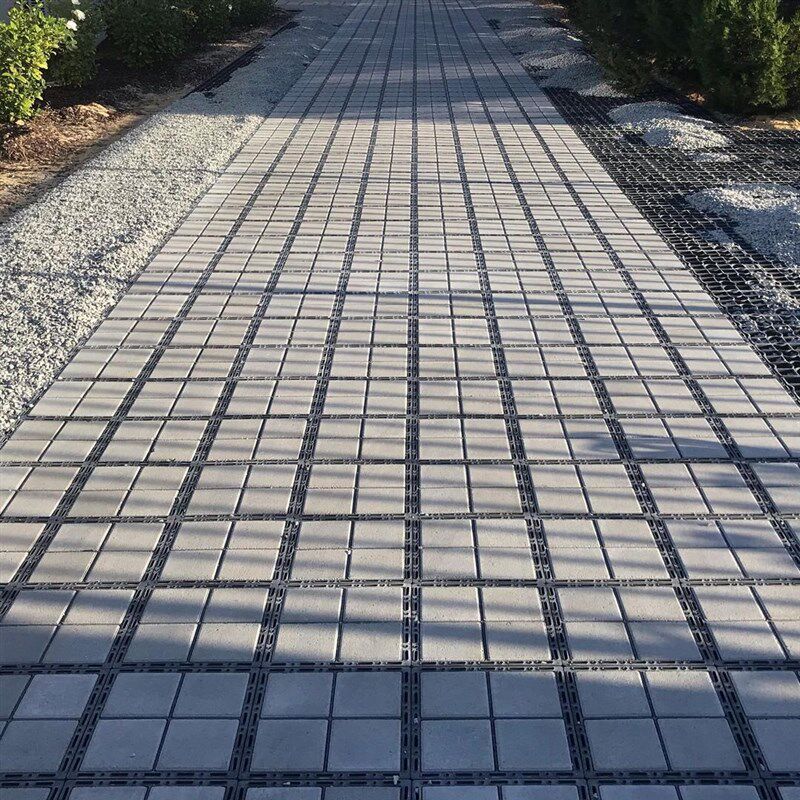 透水铺路格f基础建材透水砖海绵城市建设透水格非硬化路面