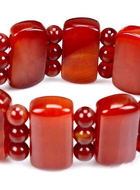 天然红玛瑙手牌貔貅手链招财转运个性男女大款皮丘情侣首饰品手镯