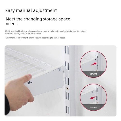 金属衣柜定制整体衣帽间卧室步入式框架储物间砌墙钢架结构置物架