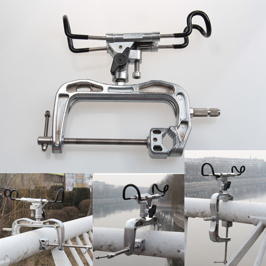 手海两用桥梁支架 船钓支架 桥梁炮台支架 鱼竿架杆 可伸缩渔具架