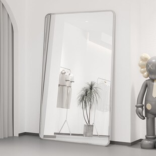 镜子服装店专用显瘦n美颜试衣镜网红落地镜全身镜高级感穿衣镜定