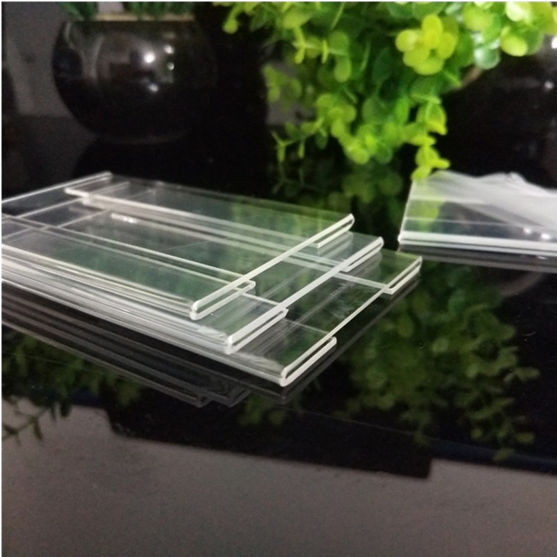 定制贴式透明亚克力标价牌价签牌 价格牌 货架标签卡套标价签台卡