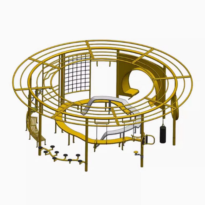 户外大型儿童环形秋千社区公园庭院健身器材吊椅荡秋千游乐场设备