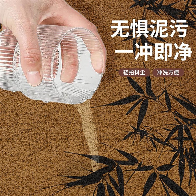 葫芦入户门丝圈地垫2025新款新中式进门地毯法式中国风大门口门垫