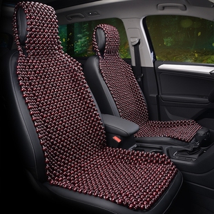 五菱宏光之光面包货车夏季 木珠子汽E车坐垫轿车前排座套单个凉座