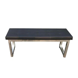 浴室不锈钢更衣室换鞋 凳长凳沙发凳子健身房软包长条凳休息长椅凳