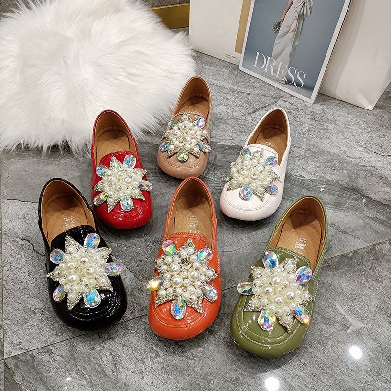 浅口单鞋女夏季漆皮平底瓢鞋水钻串珠软底妈妈鞋仙女风女大码4142,女鞋,浅口单鞋,淘宝优惠券,粉丝福利购,淘宝优惠卷