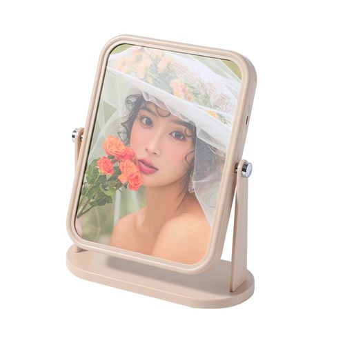 化妆镜子桌面桌面镜子化妆镜子办公室学生宿舍镜子相框桌子