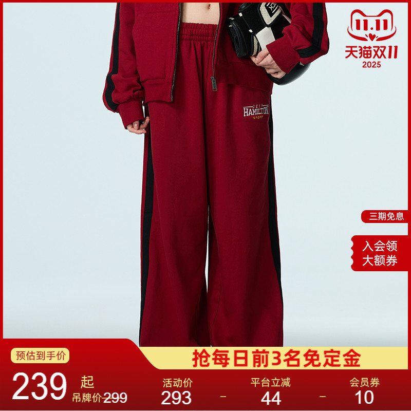 NEUINKjeff美式直筒宽松长裤