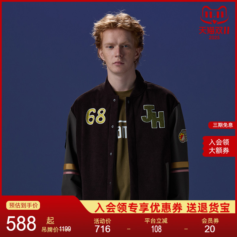 NEUINK复古美式秋冬潮牌上衣外套
