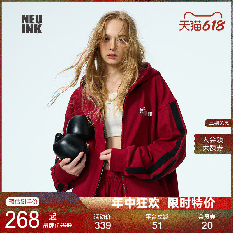 【博主同款】jeff hamilton拳击系列ins美式潮牌卫衣男百搭外套女