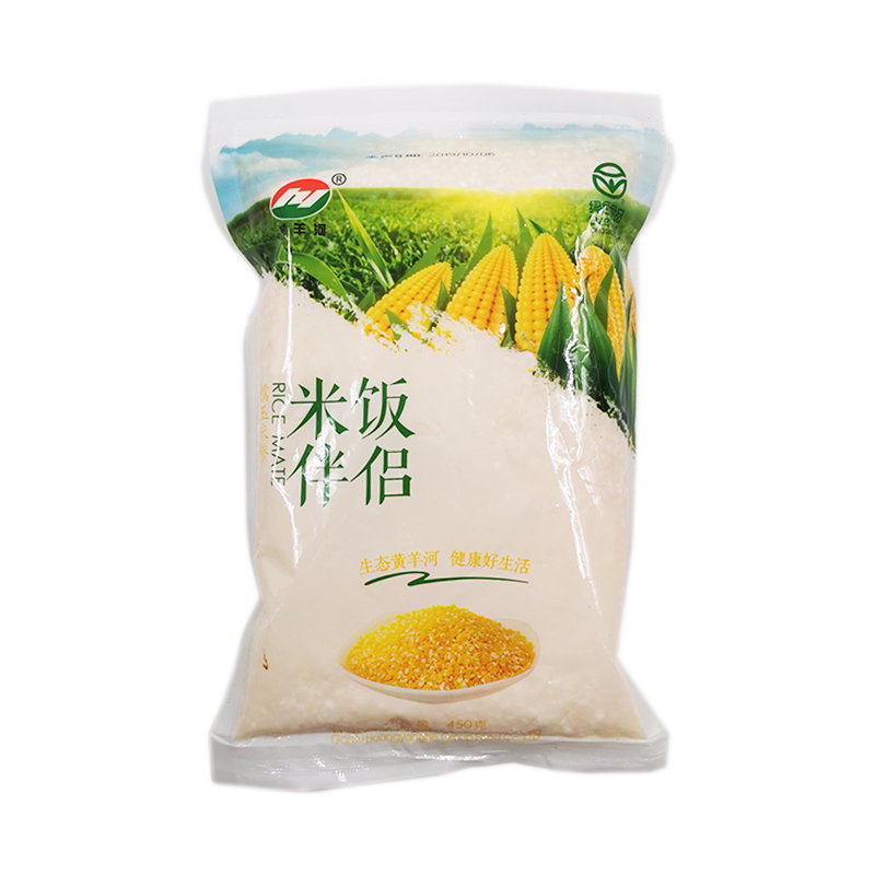 黄羊河米饭伴侣450g*3袋玉米碴熬粥粗颗粒玉米碎包谷珍子杂粮