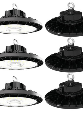 第七代LED工矿灯吊装天棚灯微波感应矿灯100W1500w 200w跨境新品